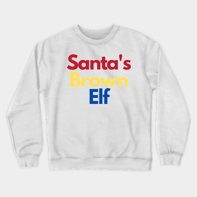 santa's brown elf Crewneck Sweatshirt by CatheBelan